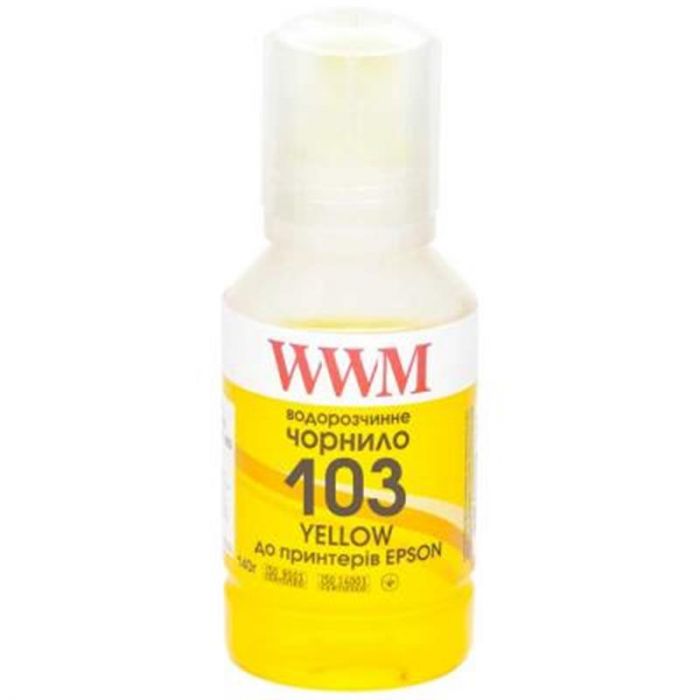 Чорнило WWM Epson L3100/3110/3150 (Yellow) (E103Y) 140г
