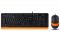 Комплект (клавіатура, мишка) A4Tech F1010 Black/Orange USB