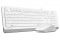 Комплект (клавіатура, миша) A4Tech F1010 White USB