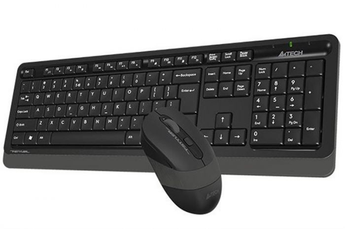 Комплект (клавіатура, мишка) бездротовий A4Tech FG1010 Black/Grey USB