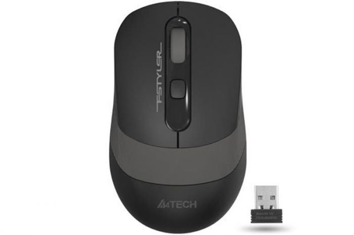 Мишка бездротова A4Tech FG10 Black/Grey USB