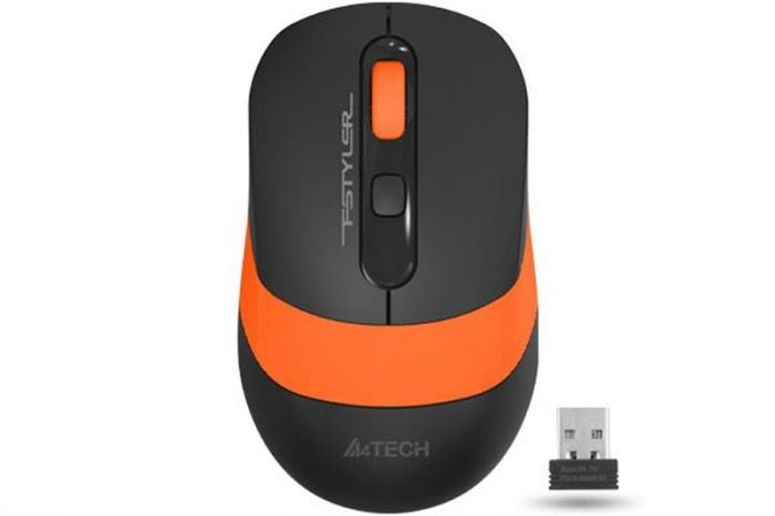 Мишка бездротова A4Tech FG10 Black/Orange USB