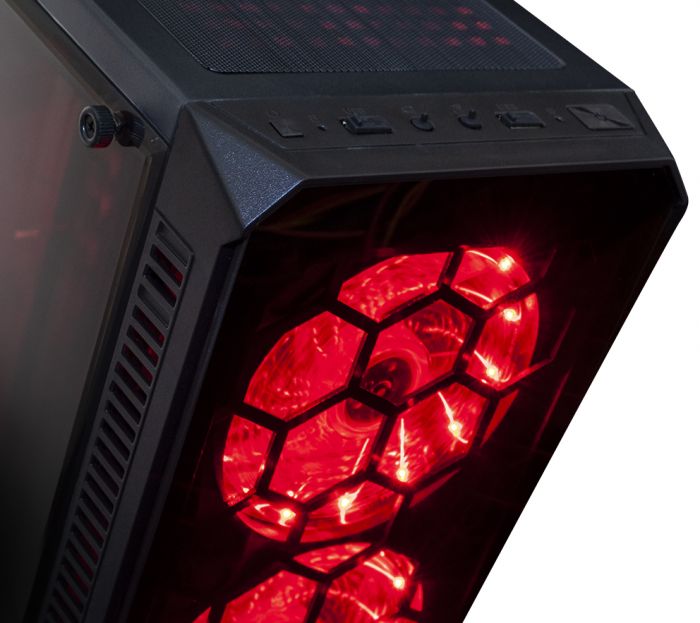 Корпус Frime Fusion Red led USB 3.0 без БЖ (Fusion-U3-315RLF-WP)