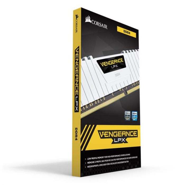 Модуль пам`ятi DDR4 2x8GB/3200 Corsair Vengeance LPX White (CMK16GX4M2B3200C16W)