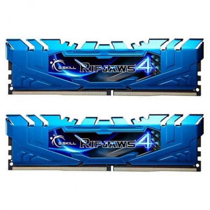 Модуль пам`ятi DDR4 2x8GB/3000 G.Skill Ripjaws 4 Blue (F4-3000C15D-16GRBB)