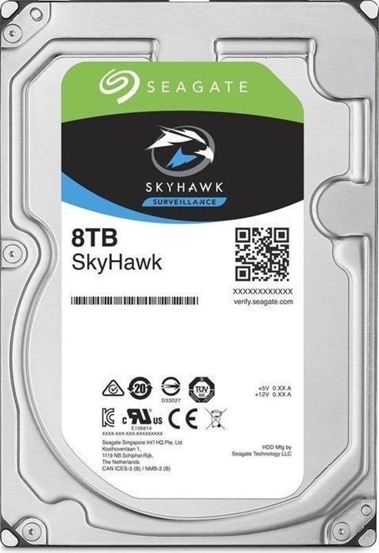 Накопичувач HDD SATA 8.0TB Seagate SkyHawk Surveillance 256MB (ST8000VX004)
