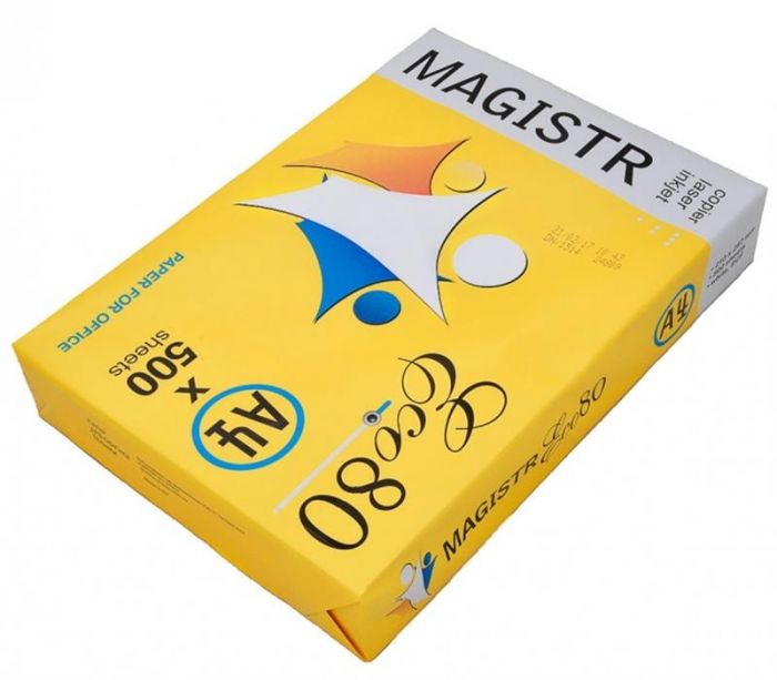 Папір Magistr Eco, class C, білизна 150% CIE, 80g/m2, A4, 500л
