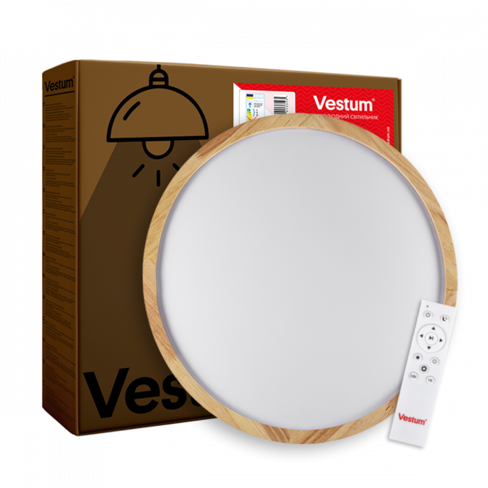 WOOD матовий 60W 375*60мм 3000К-6500К з ДК акація