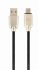 Кабель Cablexpert USB - micro USB V 2.0 (M/M), преміум, 2 м, чорний (CC-USB2R-AMmBM-2M)
