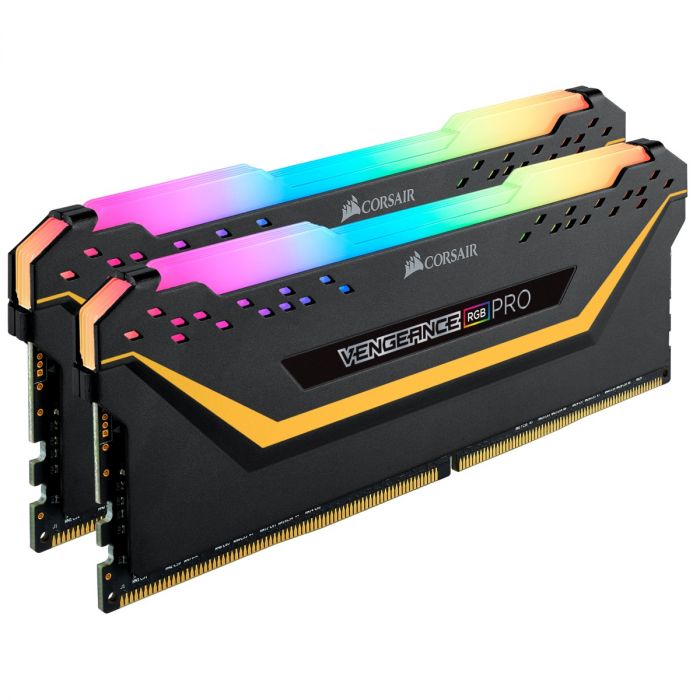 Модуль пам`ятi DDR4 2x8GB/3200 Corsair Vengeance RGB Pro Black (CMW16GX4M2C3200C16-TUF)