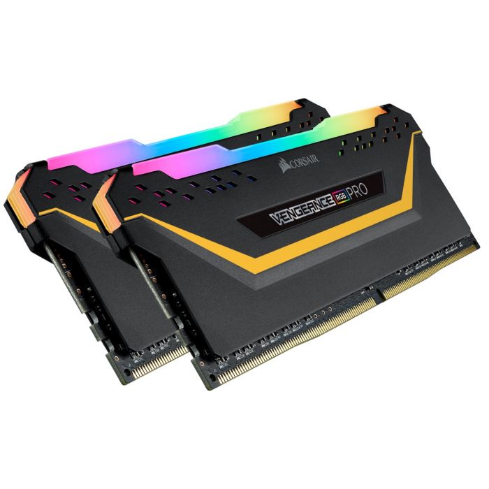 Модуль пам`ятi DDR4 2x8GB/3200 Corsair Vengeance RGB Pro Black (CMW16GX4M2C3200C16-TUF)