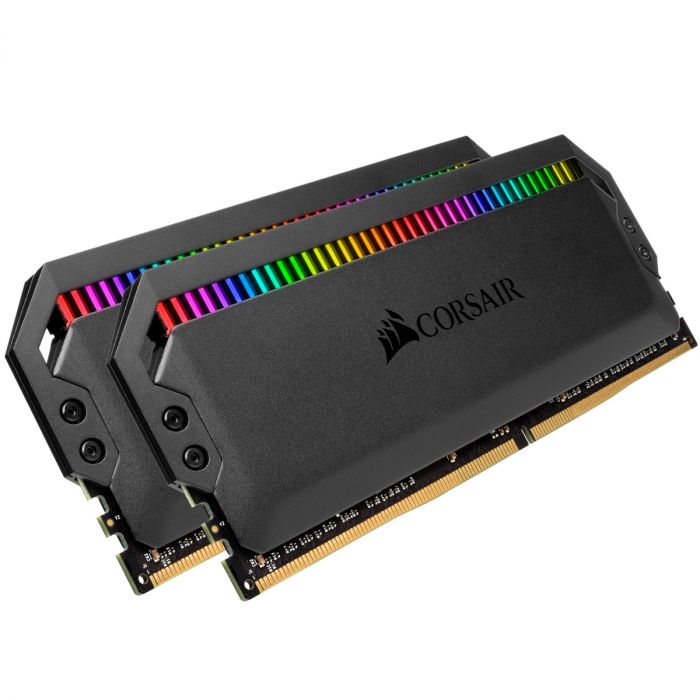 Модуль пам`ятi DDR4 2x16GB/3200 Corsair Dominator Platinum RGB Black (CMT32GX4M2C3200C16)