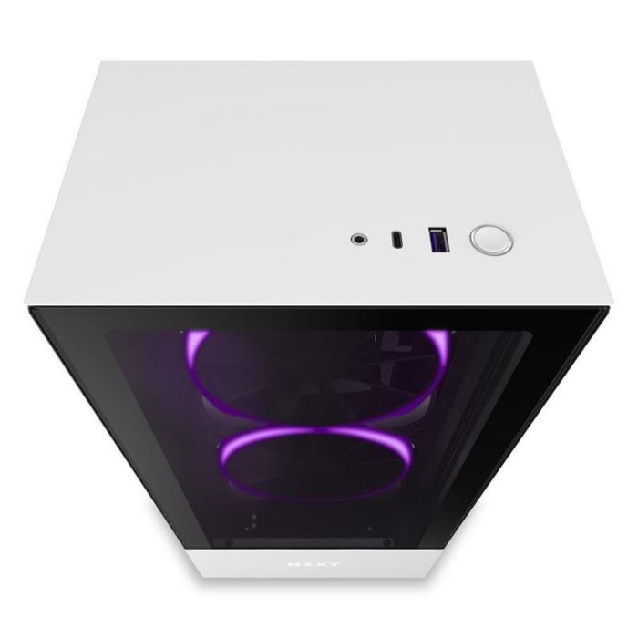 Корпус NZXT H510 Elite Matte White (CA-H510E-W1) без БЖ