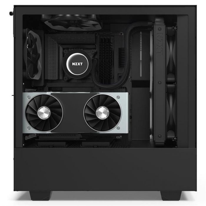 Корпус NZXT H510i Matte Black-Black (CA-H510I-B1) без БЖ