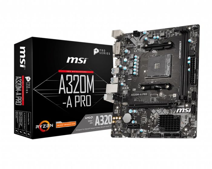 Материнська плата MSI A320M-A Pro Socket AM4