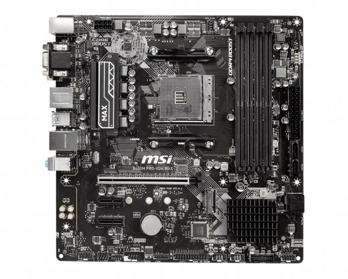 Материнська плата MSI B450M Pro-VDH Max Socket AM4