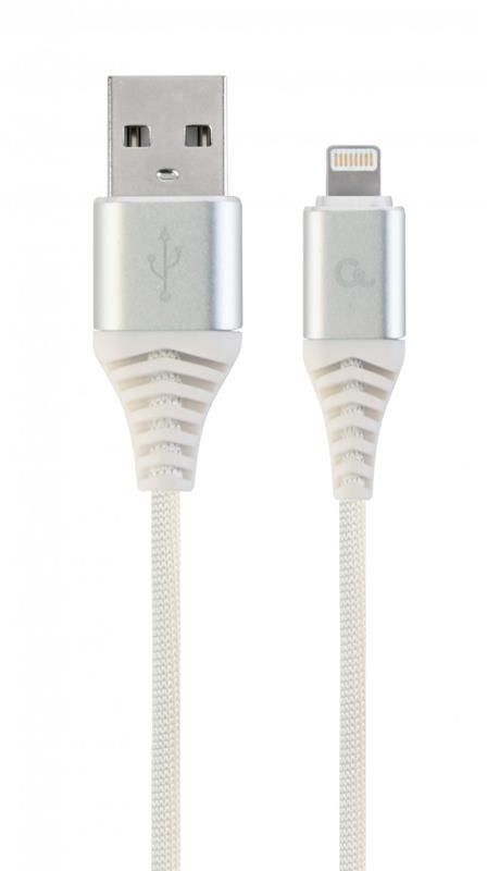 Кабель Cablexpert (CC-USB2B-AMLM-2M-BW2) USB 2.0 A - Lightning, преміум, 2м, білий