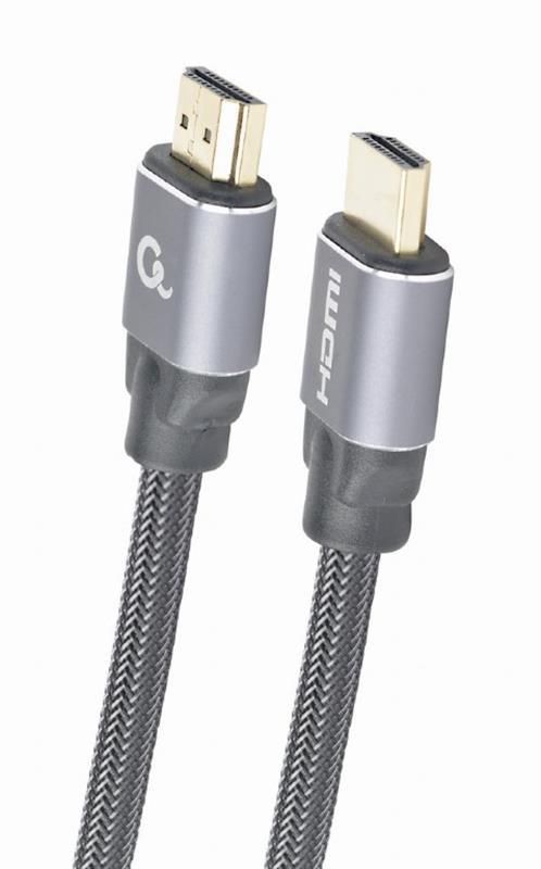 Кабель Cablexpert HDMI - HDMI v.2.0, M/M, 3 м, чорний/сірий (CCBP-HDMI-3M) коробка