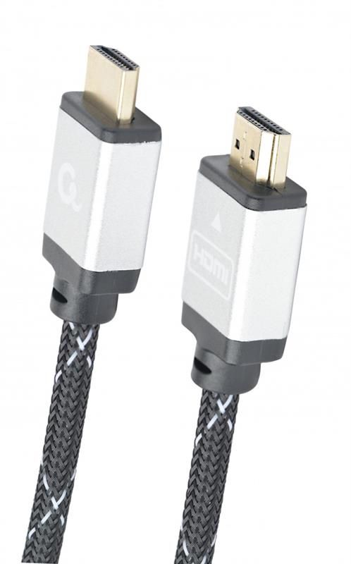 Кабель Cablexpert HDMI - HDMI v.1.4, M/M, 3 м, чорний/сірий (CCB-HDMIL-3M) коробка