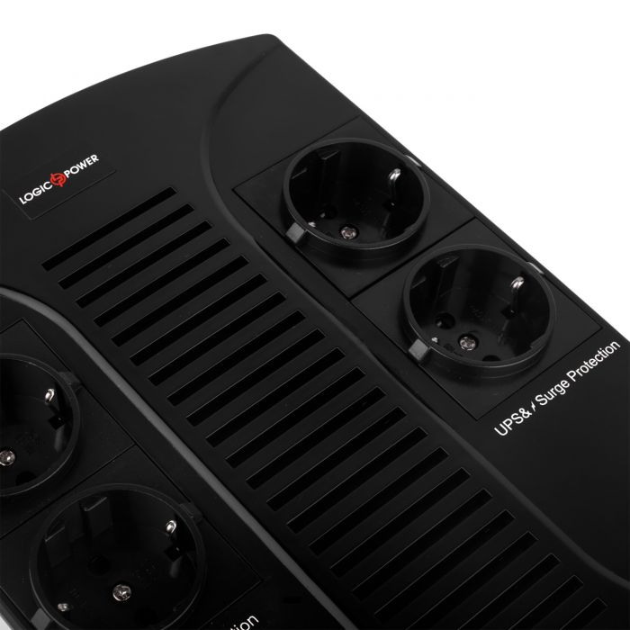 Джерело безперебійного живлення 650VA-PS, Lin.int., AVR, 4 x евро, пластик