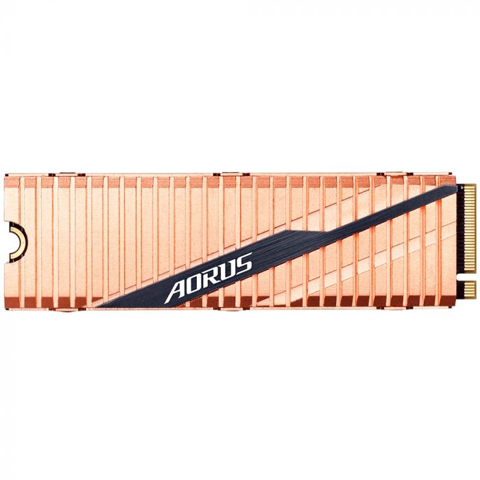 Накопичувач SSD  500GB Gigabyte Aorus M.2 PCIe NVMe 4.0 x4 3D TLC (GP-ASM2NE6500GTTD)