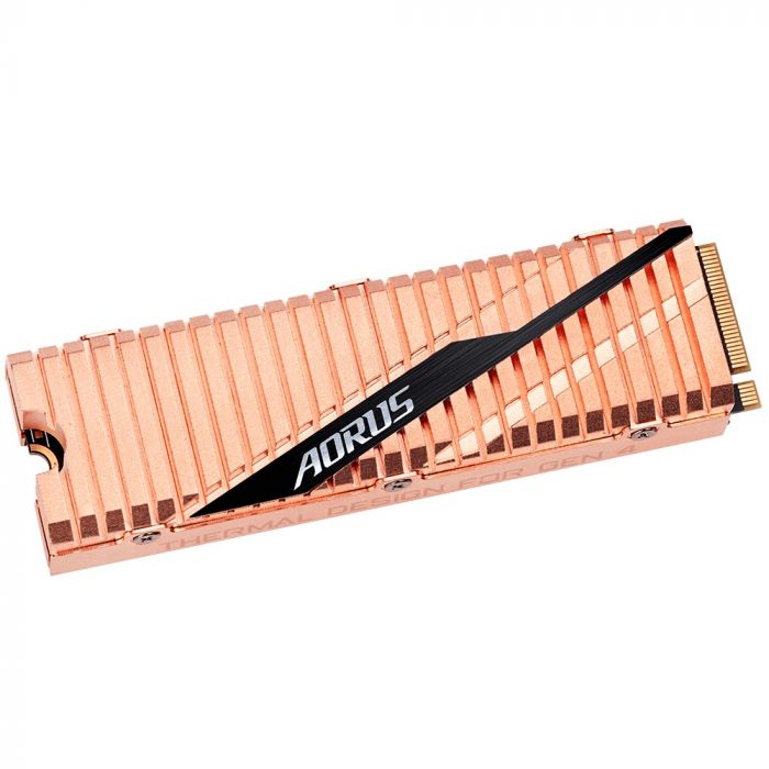 Накопичувач SSD  500GB Gigabyte Aorus M.2 PCIe NVMe 4.0 x4 3D TLC (GP-ASM2NE6500GTTD)