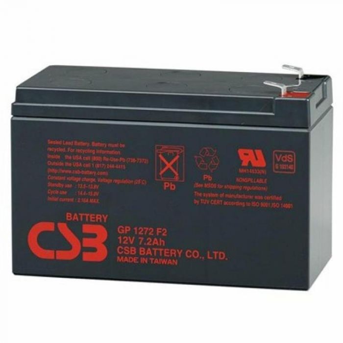 Акумуляторна батарея CSB 12V 7.2AH (GP1272) AGM
