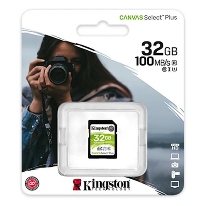 Карта пам`яті SDHC 32GB UHS-I Class 10 Kingston Canvas Select Plus R100MB/s (SDS2/32GB)