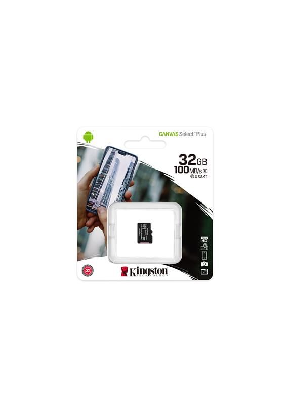 Карта пам`яті MicroSDHC 32GB UHS-I Class 10 Kingston Canvas Select Plus R100MB/s (SDCS2/32GBSP)