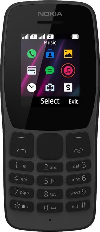 Мобільний телефон Nokia 110 2019 Dual Sim Black