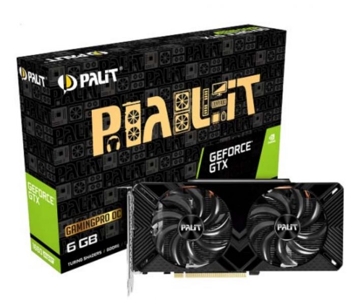 Відеокарта GF GTX 1660 Super 6GB GDDR6 GamingPro OC Palit (NE6166SS18J9-1160A-1)