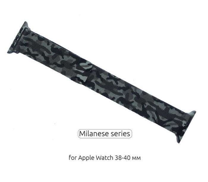 Ремінець Armorstandart Milanese Loop для Apple Watch 38mm/40mm Military Grey (ARM52951)