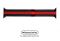 Ремінець Armorstandart Milanese Loop для Apple Watch 38mm/40mm Black/Red (ARM54392)