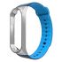Ремінець Armorstandart Sport Silicone для Xiaomi Mi Band 3 Silver/Blue (ARM54515)