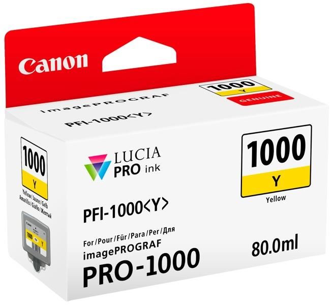 Картридж Canon (PFI-1000Y) Pixma Pro 1000 (0549C001) Yellow