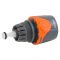 Конектор 1/2" швидкознімний для шланга 1/2" аквастоп (ABS+TPR) FLORA (5015494)