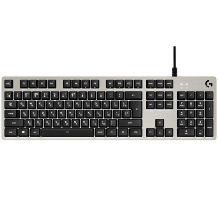 Клавiатура Logitech G413 Silver USB (920-008516)