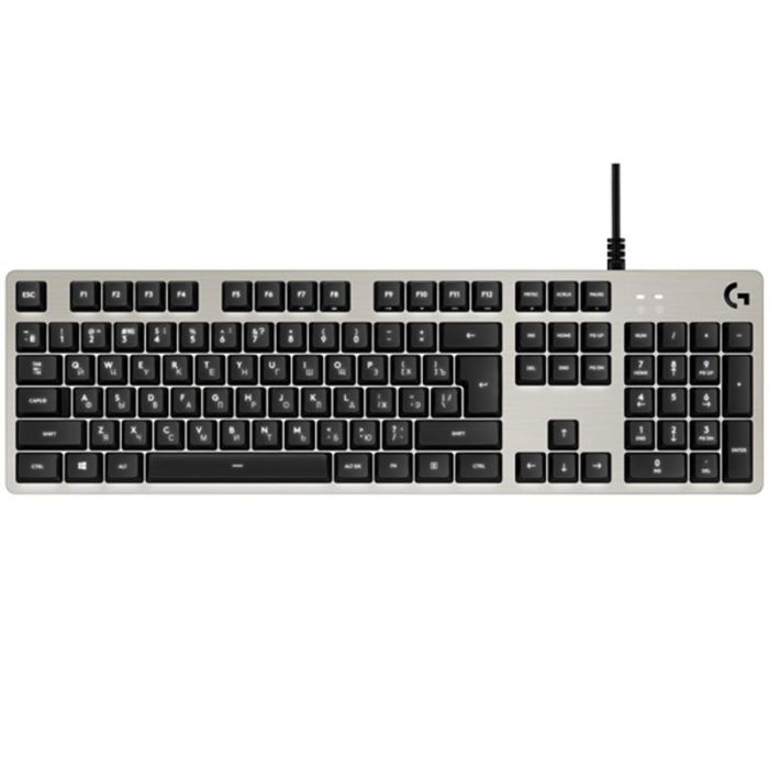 Клавiатура Logitech G413 Silver USB (920-008476)