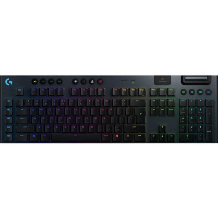 Клавіатура бездротова Logitech G915 Gaming Wireless Mechanical GL Tactile RGB Black (920-008909) Black USB/Bluetooth