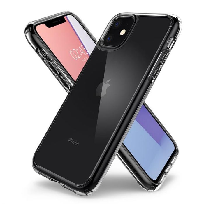 Чохол-накладка Spigen Crystal Hybrid для Apple iPhone 11 Crystal Clear (076CS27086)