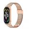 Ремінець BeCover Metal для Xiaomi Mi Smart Band 7 Rose Gold (707496)