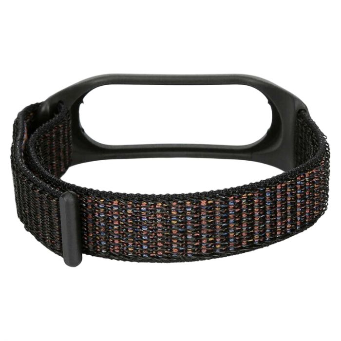 Ремінець BeCover Nylon Style для Xiaomi Mi Smart Band 7 Black (707655)