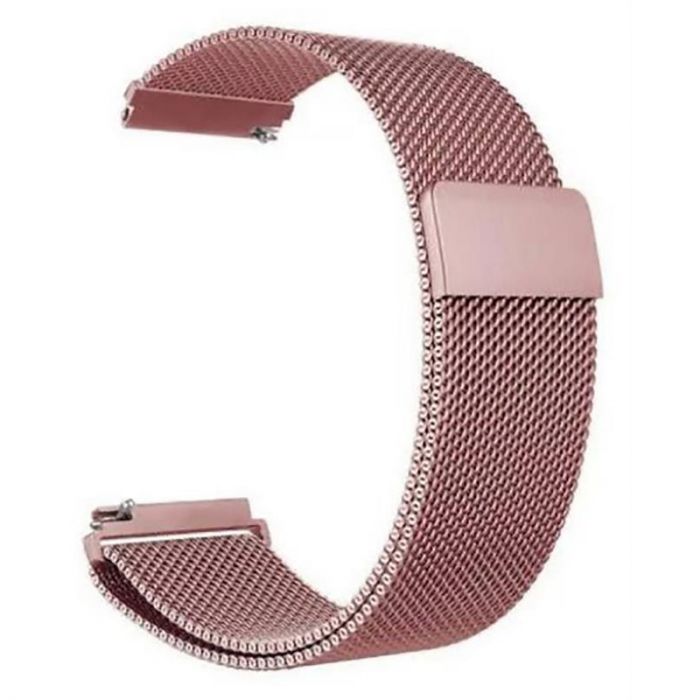Ремінець BeCover Milanese Style для Xiaomi Amazfit Bip (20mm) Lite/Bip S Lite/GTR 42mm/GTS/TicWatch S2/TicWatch E/GTS 3/GTS 2 mini Red Wine (707685)