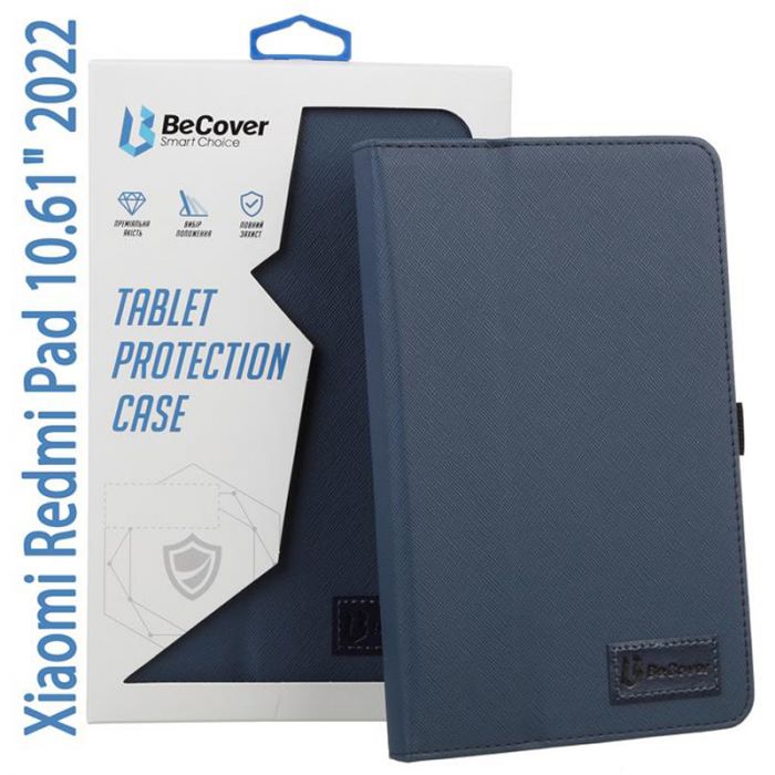 Чохол-книжка BeCover Slimbook для Xiaomi Redmi Pad 2022 10.61" Deep Blue (708342)