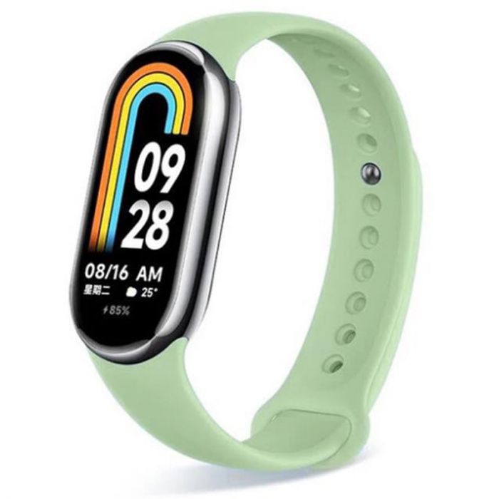 Силіконовий ремінець BeCover для Xiaomi Mi Smart Band 8 Light Green (709404)
