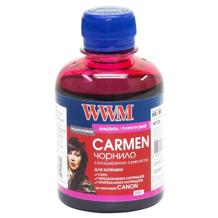 Чорнило WWM Universal Carmen для Сanon серий PIXMA iP/iX/MP/MX/MG (CU/M) 200г