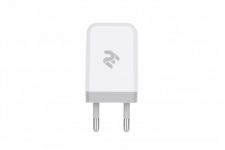 Мережевий зарядний пристрій 2E (1USB 2.1A) White (2E-WC1USB2.1A-W)