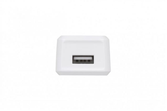 Мережевий зарядний пристрій 2E (1USB 2.1A) White (2E-WC1USB2.1A-W)