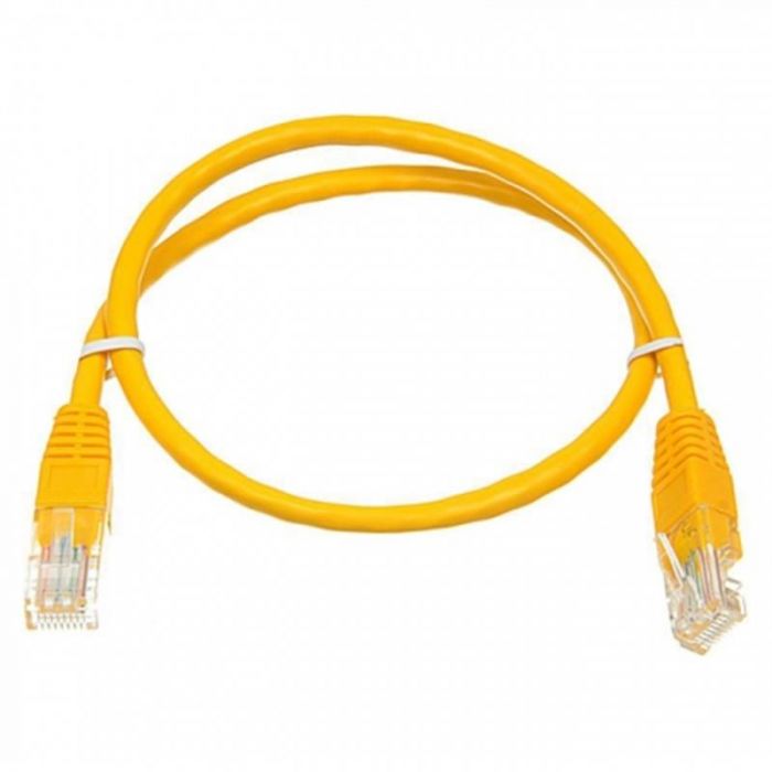 Патч-корд UTP Atcom RJ45, Cat.6, мідь, 2 м, жовтий