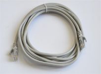 Патч-корд литой, UTP, RJ45, Cat.5e, 3m, сірий
